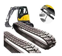 CHENILLE 180x72x37 IMER 9NX pour mini pelle en caoutchouc renforcée avec une ceinture en acier.