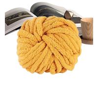 Chenille Chunky Yarn | 88.5Ft Soft Chenille Yarn | Weaving Craft Crocheting Supplies for Scarf Baby Clothes Throw Pillow Basket Pet Bed Blanket Making