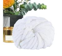 Chenille Chunky Yarn | 88.5Ft Soft Chenille Yarn | Weaving Craft Crocheting Supplies for Scarf Baby Clothes Throw Pillow Basket Pet Bed Blanket Making