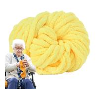 Chenille Chunky Yarn | 88.5Ft Soft Chenille Yarn|Weaving Craft Crocheting Supplies for Scarf Clothes Throw Pillow Basket Pet Bed Blanket Making