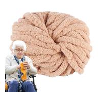 Chenille Chunky Yarn | 88.5Ft Soft Chenille Yarn|Weaving Craft Crocheting Supplies for Scarf Clothes Throw Pillow Basket Pet Bed Blanket Making