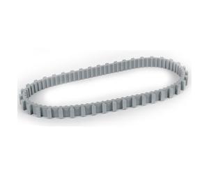 Chenille grise courte pour robot Dolphin unitaire