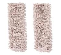 Chenille Mop Head Replacement Pads | Multicolor 2Pcs: For Spray Mops Multi-Surface Floors(Beige)