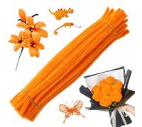 Chenille Stems - En chenille souple antidérapante pour travaux manuels - Brosses pour créer des bouquets de fleurs et des compositions, pour , fêtes de nniversaires, vacances