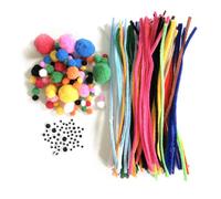 Chenilles et Pompons Mega Pack Assortiment 254 piè