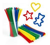 Chenilles pour Loisirs Créatifs, Taille 15 cm, Activités Manuelles, Idéales pour Décorations, Bricolage e Projets DIY, Souples et Modulables - OFITURIA (Couleurs Assorties, 200 pcs, 15 cm)