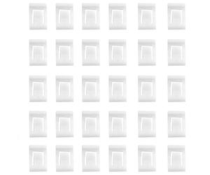 CHENJIN Lot de 30 entrebâilleurs d'angle de charnière cachés à 90 degrés pour charnières de porte d'armoire à fermeture douce empêchant la porte d'armoire de frapper les murs et appareils à proximité