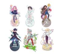 CHENJIRA 6 Alien Stages Support Acrylique Cute Figure Acryl Stand Alien Stages Décoration De Bureau 6CM (B)