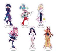 CHENJIRA 6 Alien Stages Support Acrylique Cute Figure Acryl Stand Alien Stages Décoration De Bureau 6CM (C)