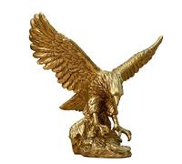 CHENJIRA Aigle doré Ornement Art Figures Décoration de bureau Cool Eagle Fashion Décoration de table basse