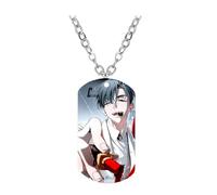 CHENJIRA Alien Stages Collier Anime Figurine Cosplay Accessoire Alien Stages Métal Bijoux Avec Impression Couleur (MulticolorA)
