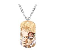 CHENJIRA Alien Stages Collier Anime Figurine Cosplay Accessoire Alien Stages Métal Bijoux Avec Impression Couleur (MulticolorC)