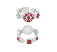 CHENJIRA Bague Ghost Slayers Anime Figure Cosplay Anneau Ring Ghost Killing Bague À Ouverture Réglable (D)