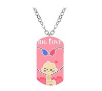 CHENJIRA Dandys Worlds Collier Jeux Figurine Cosplay Accessoire Dandys Métal Bijoux Avec Impression Couleur (MulticolorE)