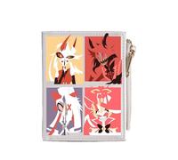 CHENJIRA HazbinsHotel Portefeuille Cartoon HazbinsHotel Poster Sac Multicouche Sac De Rangement Imprimé Et Coloré (B)