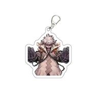 CHENJIRA Porte-clés Anime Gachiakut Rudo Figurine Porte-clés en Acrylique (D)