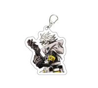 CHENJIRA Porte-clés Anime Gachiakut Rudo Figurine Porte-clés en Acrylique (E)