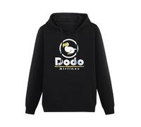 CHENKANG Dodo Airlines Crossing The Animal Kingdom Blue Game Mens Hoodies Long Sleeve Pullover Loose Hoody Sweatershirt Size L