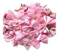 Chenkou Craft Assortiment de nœuds en ruban de couleur rose pour loisirs créatifs