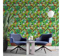 Chenlane Sticker Mural Credence Japonais Impermeable Cuisine Pose Rapide | Decor mural anti-UV, couleurs qui ne deteignent pas. Format : 45x1200 cm. Ambiance Japonais pour Cuisine, Impermeable.