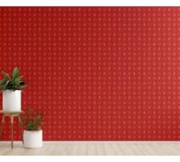 Chenlane Sticker Mural Cuisine Arbre Sapin Impermeable Salle de Bain Rouge