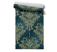 Chenlane Vignette Murale Placard Retro 3D Or Impermeable Exterieur Tendance | Decor mural anti-UV, couleurs qui ne deteignent pas. Format : 45x500 cm. Ideal pour salle de bain, douche et pieces humides.