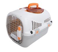 Chénleaux en Plastique Roule Roulement en Plastique Airline Approuvée Porte de Voyage en Fil de Voyage Chienne de Chien, 19,88 X 12,8 X 7,87 Pouces Airline Cat Carrier
