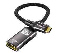 CHENLENIC Câble d'adaptateur USB C vers DisplayPort 2.1, 16K@60Hz 8K@120Hz Profondeur de Couleur 48 Bits 80 Gbps Thunderbolt 5/4 Compatible avec iPhone 17 ProMax, MacBook Pro/Air/Mini, iPad, Moniteur