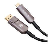 CHENLENIC USB C to Displayport 4K Fiber Optic Cable USB 3.1 Type C to Displayport Cable, Thunderbolt 3/4 Compatible, for MacBook Pro/Air (A0109-AOC-10M)