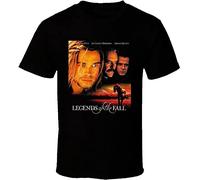 CHENLIAA Legends of The Fall Brad Pitt 90's Retro Movie T Shirt Black T-Shirts à Manches Courtes(Medium)