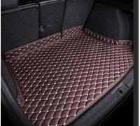 CHENLILI Tapis de Coffre Voiture pour Renault Koleos 2.Gen (HC) 2017 2018 2019 2020 2021 2022 2023,sur Mesure Cuir Protection Coussin AntidéRapant Coffre Tapis Anti Rayures Accessoires,A/Coffee