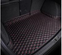 CHENLILI Tapis de Coffre Voiture pour Renault Talisman Sedan 2015-2020,sur Mesure Cuir Protection Coussin AntidéRapant Coffre Tapis Anti Rayures Accessoires,A/Black-Red