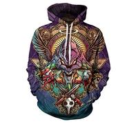 CHENMA Hommes EVA Evangelion 3D Imprimer Pull Sweat à Capuche avec Poche Kangourou
