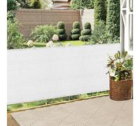 CHENMIAO Brise Vue Balcon 180 x 750 cm Vent, Protection UV, Opaque Écran de Balcon avec Trous et Serre Câbles, Résistant Aux Déchirures pour Terrasse Jardin Patio, Blanc