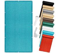 CHENMIAO Brise Vue Balcon 200 x 200 cm Vent, Protection UV, Opaque Cache Brise Balcon Résistant Aux Contre Vent, Protection Contre Soleil pour Terrasse Jardin Patio, Bleu Ciel