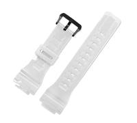 chenming Boîtier de bracelet en résine accessoires de montre for hommes adaptés for Casio AQ-S810 AEQ-110 MCW-200H sport couple étanche bracelet de montre bleu rouge blanc(Bright white)
