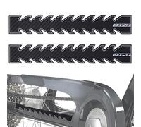 CHENNAN 2 pièces Autocollant pour protège-chaîne de vélo Autocollant de Garde de Cadre de chaîne de Cyclisme Autocollants Anti-Rayures pour vélos pliants pour Convient à la Plupart des Vélos (Noir)