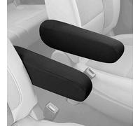 CHENNAN 2 Pièces Housse D'accoudoir de Chaise Universelle Pour Voiture, Housse D'accoudoir Voiture Amovibles, Housse D'Accoudoir De SièGe Avant Voiture, Pour Les Voitures SUV et Camping-Cars (Noir)