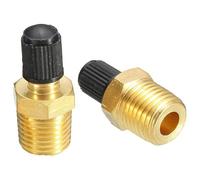 CHENNAN 2 Pièces Vannes de Remplissage de Réservoir en Laiton Valve Auto Avec Filetage G 1/4" Valves de Remplissage de Contrôle Pour les Voitures Fourgonnettes Autobus (1/4 NPT)