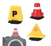 CHENNAN 3 pièces Cache Griffe Flash Couverture de hot-shoe pour appareil photo reflex numérique Cache de chaussure chaude pour appareil photo pour Nikon, Canon, Fujifilm, Sony, Olympus, etc (Style 2)