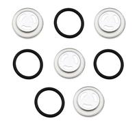 CHENNAN 4 Pièces 18mm Verre de Vue de Frein, Verre de Vue de Maître-cylindre de Frein, Verres de Visée pour Maître-cylindre de Frein Avant et Arrière avec Joint Torique, pour Moto, Dirt Bike (18mm)