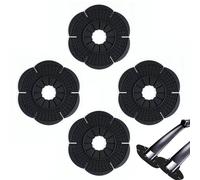 CHENNAN 4 Pièces Automobile Trou Bras Essuie-Glace Protection Protection de Trou de Bras D'essuie-Glace Automobile Polyvalent pour Voitures Camionnettes Camping-Cars D'essuie-Glaces de Voiture (Noir)