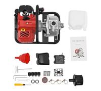 chennnls Pompe à eau à essence, moteur 40,2 cm3, 1,25 kW, hauteur de refoulement 20 m, raccord de 25 mm (1"), pompe de jardin à moteur à 2 temps