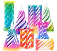 Chennyfun 8Pcs Impossible Cone,3D Imprimé Spiral Cone Fidget Toy