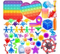 Chennyfun Fidget Toy Sensory Kit Anti-Stress, 50PCS, pour Enfants