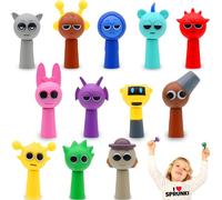 Chennyfun S-prunkis Figurine Set, Lot de 12 Jouets Colorées, S-prunki Figure Jouet Figurine d'action, S-prunki Joueurs et Décoration pour Les Fans de S-prunkis, Cadeaux de Collection pour Fille Garçon