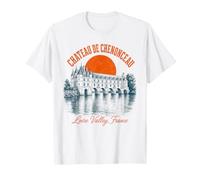 Chenonceau Château Loire France Château Rivière T-Shirt