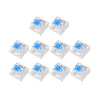 chenpaif 10Pcs 3 Broches mécanique commutateur de Clavier Bleu pour Cherry MX Clavier testeur Kit