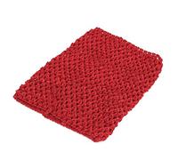 chenpaif 9" Crochet Tube Top Ceinture Élastique Bandeau Bandeau De Cheveux Filles Tutu Jupe Rouge