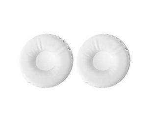 chenpaif Coussinets d'oreille, 1 Paire de Coussinets d'oreille de Remplacement de Coussin d'oreille pour Audio Technica ATHWS50 SJ3 SJ33 SJ5 SJ55 ES7 ESW9 ESW10 JVC S500 Casque Blanc